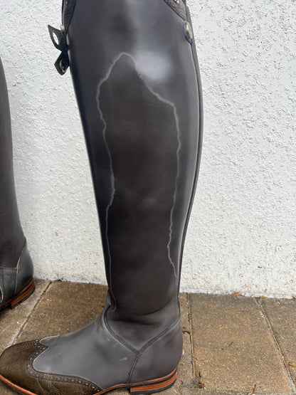 Grey Celeris Dressage Boots, Size EU40.5/US10