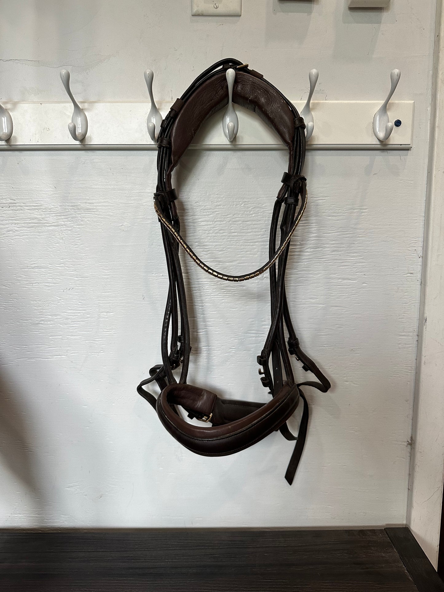 Finesse Cassidy Double Bridle, Brown