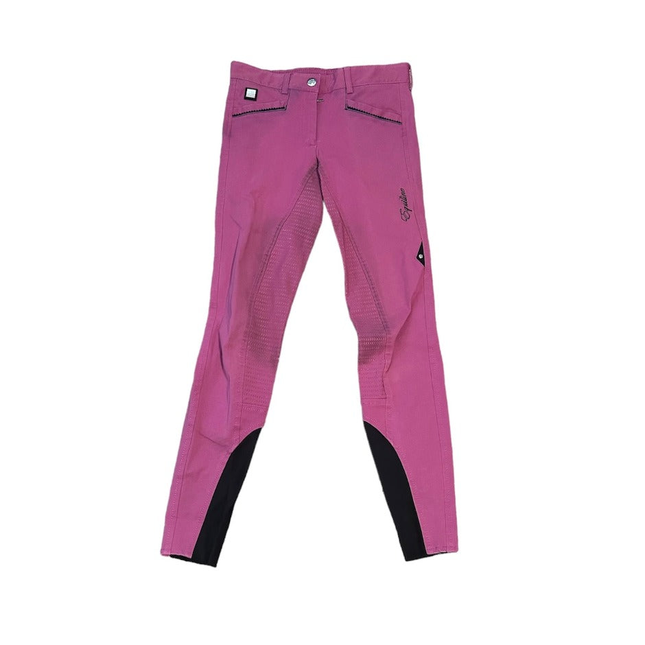 Equiline Pink Full Grip Breeches, Size 26