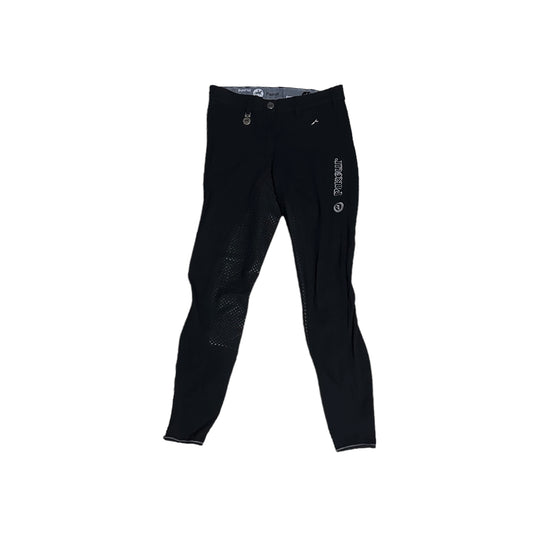 Pikeur Lucinda Black Full Grip Breeches, Size 24