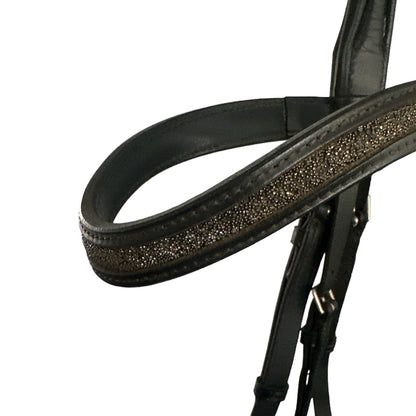 Swarovski Crystal Otto Schumacher Snaffle Bridle, Size 1 (Cob)